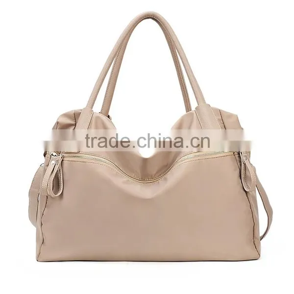 Faddish pu Tote Bag Big Hanging File Handbag Ladies Zipper Shoulder Bags Made in China photo-4