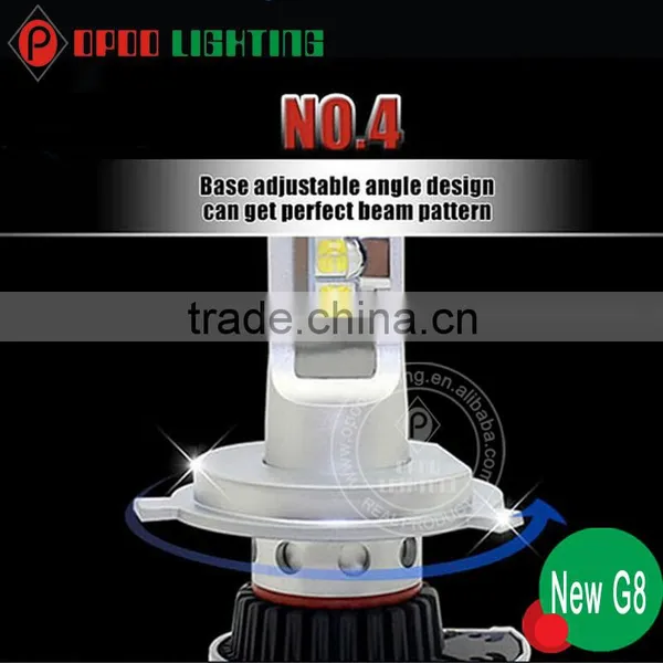Quality Led Auto Headlight,G8 6000lm H7 h4 Led Auto Headlight Quality Choice photo-4