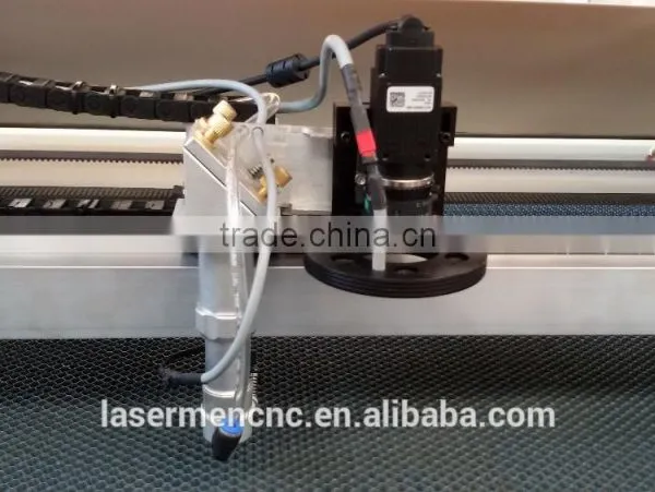 Leather Fabric Cloth Laser Cutter Machine With CCD System LM-1290 photo-3