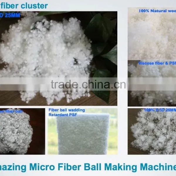 Washable Synthetic Down-like Fiber Ball Cluster Fill for Garment Jacket Bedding Pillow photo-5