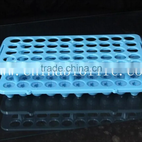 Medical plastic test tube rack