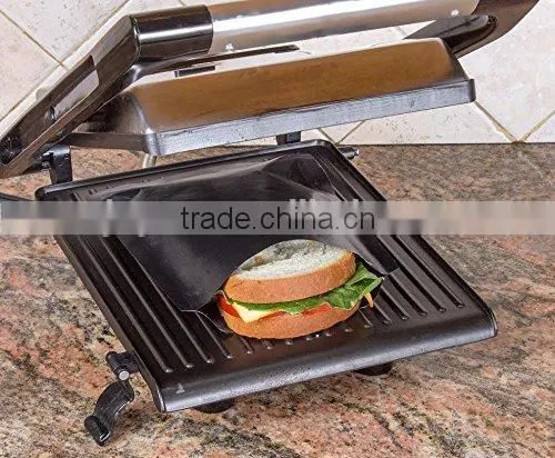 Toaster Bags for Grilled Cheese Sandwiches Made Easy (2 Pack), Reusable, Non-stick photo-3