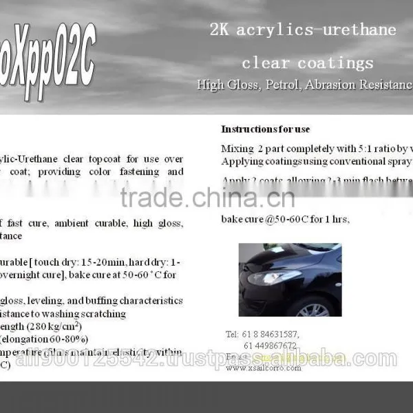 Premium 2K Automobile Clear Coatings photo-2