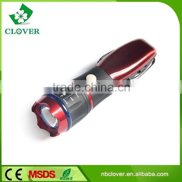 Multi-function 1W LED Tool Flashlight Powerful Small Led Zoom Flashlight photo-2