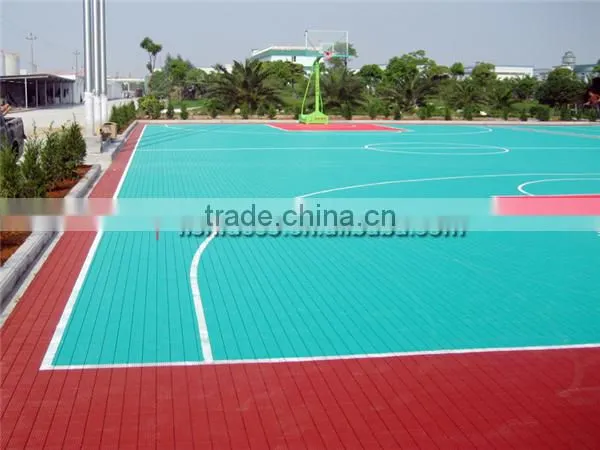 Outdoor Portable Interlocking Basketball Court Floor Mat photo-4
