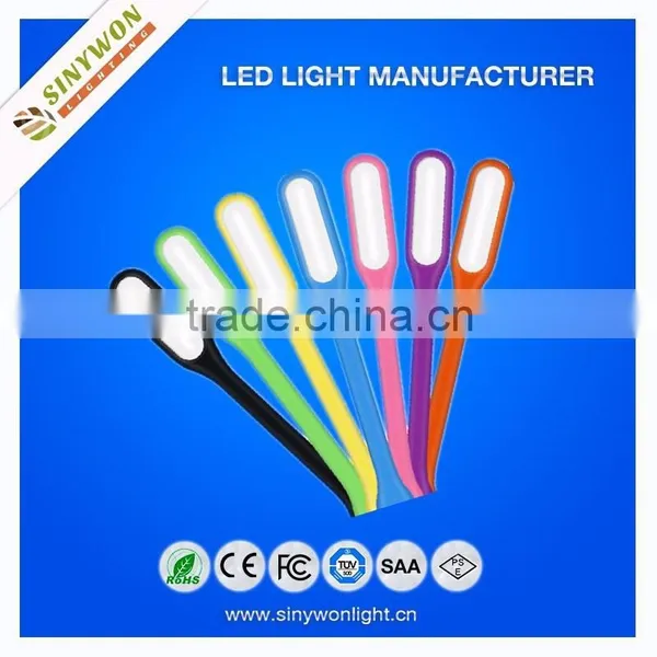 Sinywon 2015 Promotional Colorful 2w DC5V Light Bulb for Reading Camping Emergency Lighting Mini Usb Led Light