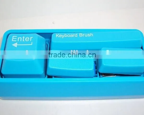 Mini Keyboard Stationery Set With Mini Brush and Mini Stapler