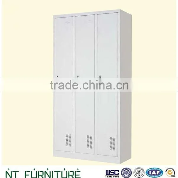 Personal Storage Half Height 3 Door Changing Room Kids Metal Locker photo-2