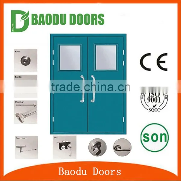 Commercial Exterior Steel Door Material and Special Doors Type Fire Rated Steel Door photo-5