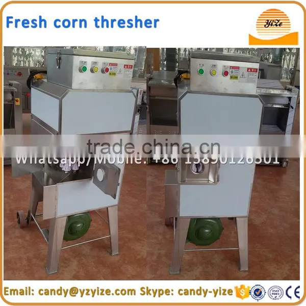 Fresh corn thresher , fresh corn maize threshing machine