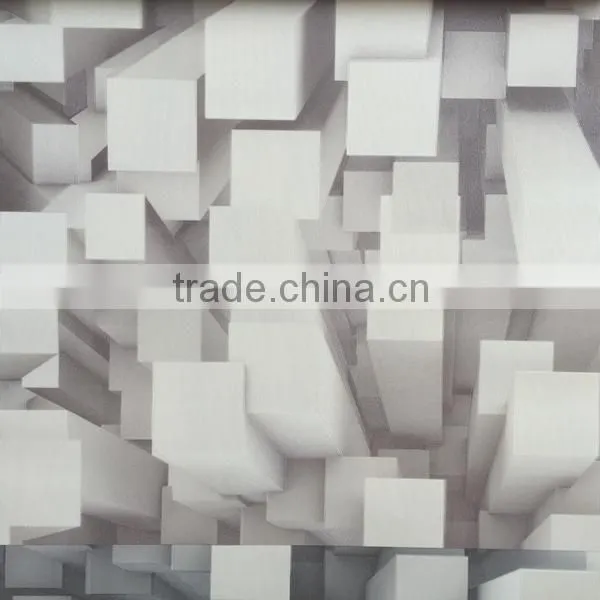 3d Cube Good Design Vinyl Wallpaper photo-3