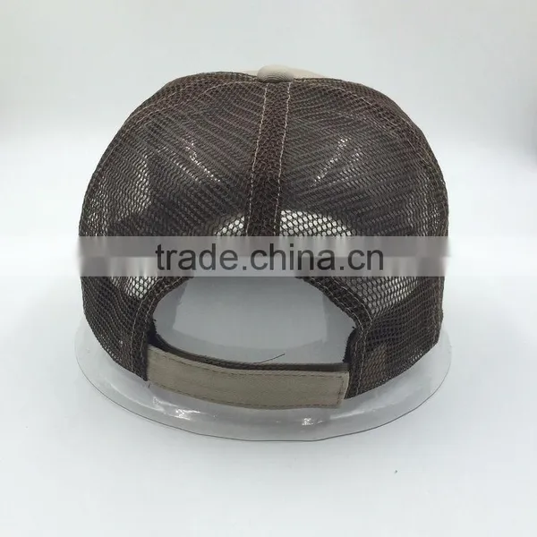 Customized Cotton Twill 3D Embroidery 5 Panel Mesh Trucker Cap photo-3