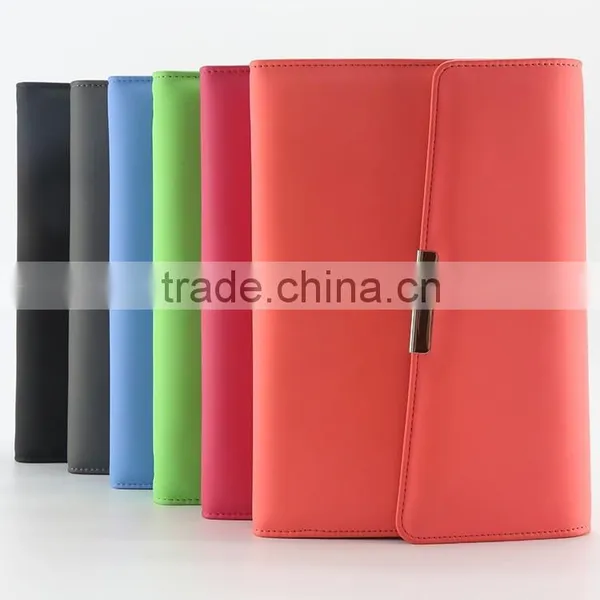 Shenzhen Wholesale Christmas Gift Items PU Notebook With Power Bank photo-6