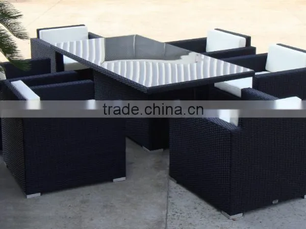 Outdoor Patio Dining Table And Chairs Set Garden Furniture photo-3