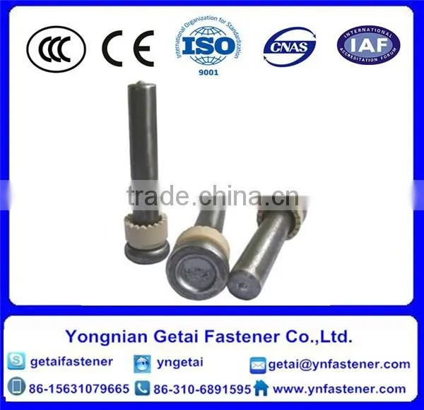 Welding Screws/studs ,Shear Studs,welded Studs, Weld Studs,DIN933/931 HDG / Galvanized With Black /yellow Zinc Plated/blue White photo-4