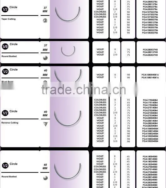 Polyglycolic Acid Absorbable With CE, ISO photo-4