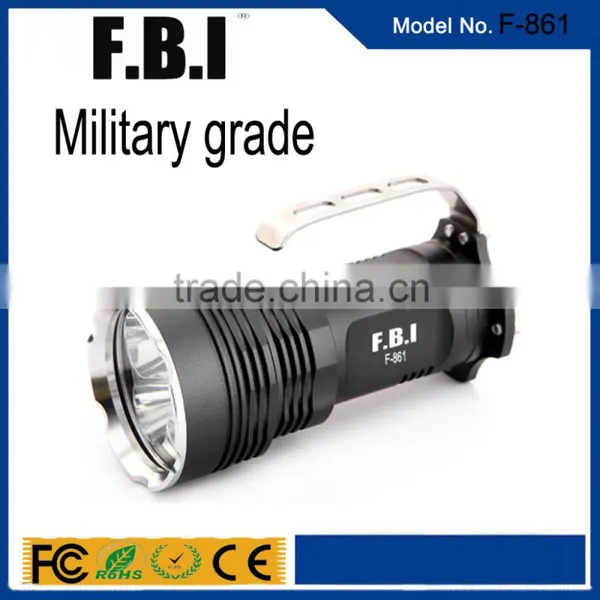 Powerful Light Led Searchlight Rechargeable 3 Lighting Mode Flashlight