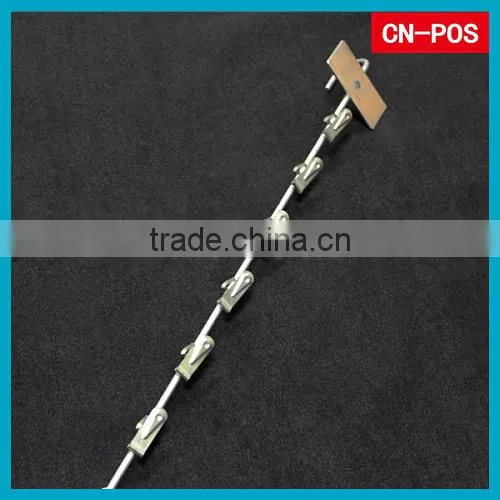 Display Metal Hang Strip for Supermarket Using