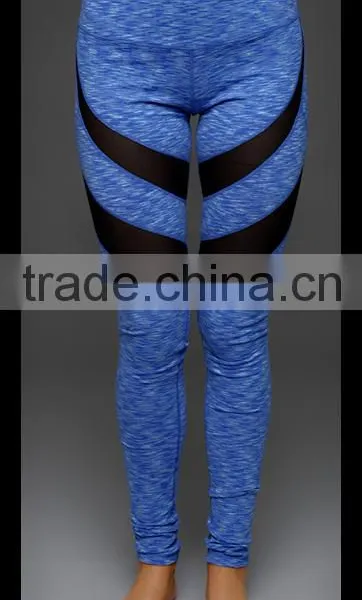 Kiteng High Quality 2016 New Design Wicking Fabric Yoga Pants With Mesh Panel Office In United States (USA)small Minimum photo-6