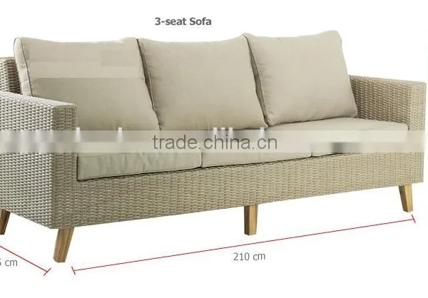 Contemporary Lifestyle Wicker Outdoor Sofa Furniture photo-3