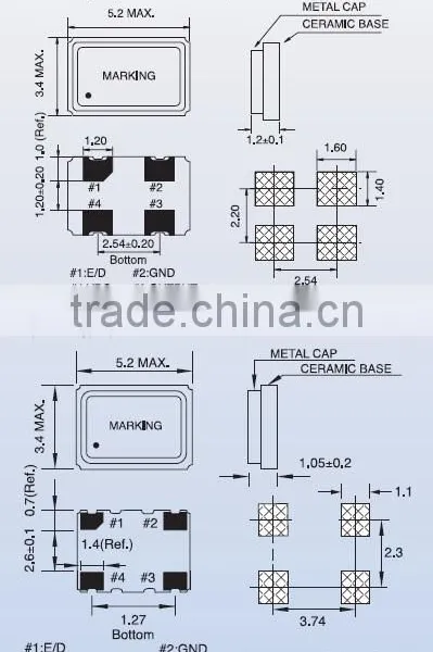 5x3.2mm SMD Spread Spectrum Low EMI Crystal Oscillator(2.5V)-Metering photo-2