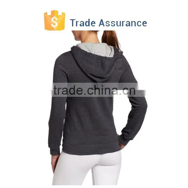 Women's Full Zip Eco Fleece Hoodie Jacket photo-6