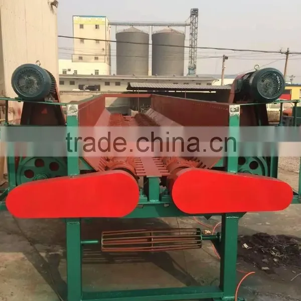 Heavy Duty Slot Log Double Roller Wood Debarker