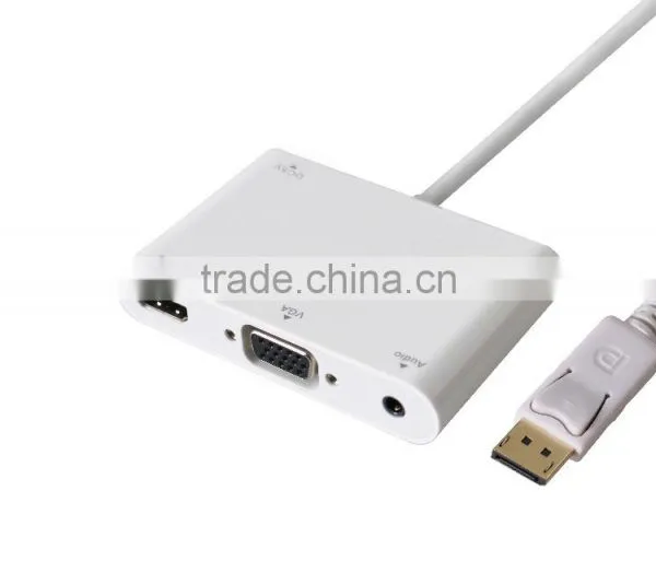 High Speed Hot - Selling Voxlink Turn DP Into HDMI(4K*2K)/VGA+Aduio Adapter Cable photo-4