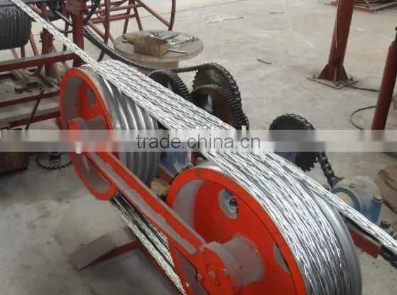 High Breaking Force Galvanized Steel Anti-Twist Briaded Rope photo-5