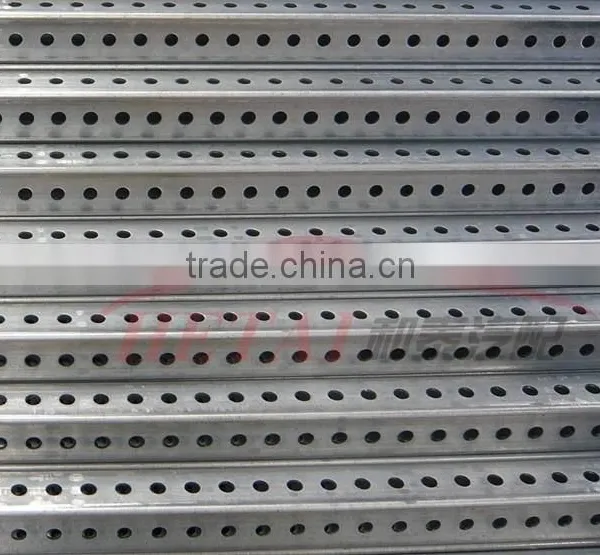 Galvanized Square Steel Road Sign Pole With Holes photo-4