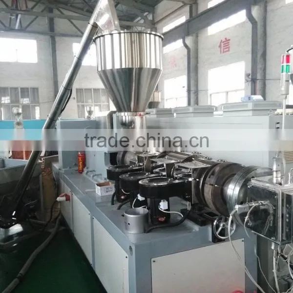 PE Wood Plastic Composite Profile Extrusion Machine photo-2