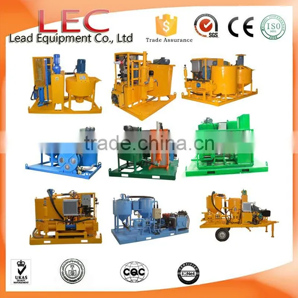 LGP800/1200/130H-E Electric Mixer Agitator Grout Pump Station photo-4