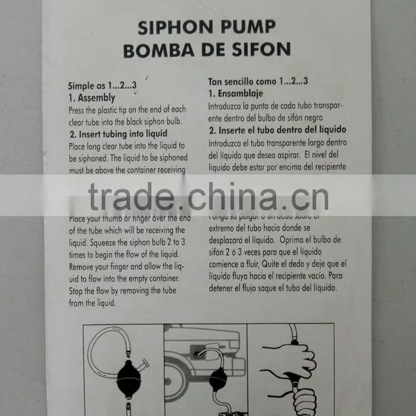 New Material Simple Flexible Fluid Siphon Pump Plastic Oil Pump Hand Tools photo-5
