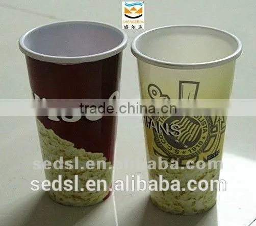 PP Popcorn Bucket Customer Design Plastic Cheap Popcorn Box, Popcorn Can photo-3