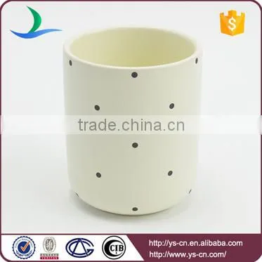 Kids Black Spot Beige Matt Color Stoneware China Dinnerware photo-6