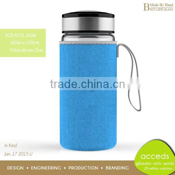Various Healthy Glass Travel Bag With Water Bottle Holder photo-6