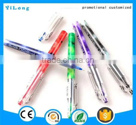 New Desgin School Water Color Pen With Blister Card Perfume Pen Ball-point Pen photo-2