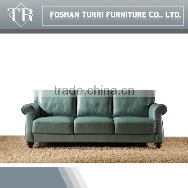 High Quality Top Grain Leather 12 3 Sectional Sofa photo-3