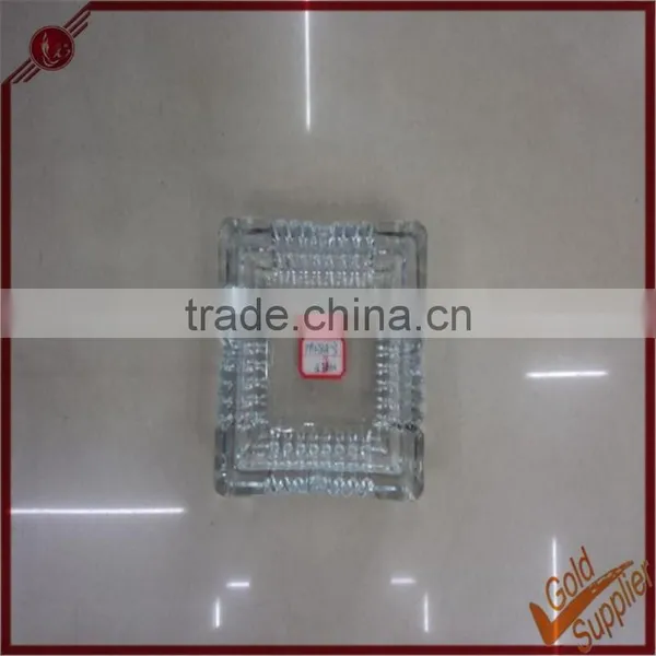New Design High-quality Beautiful and Durable Colored Square Glass Ashtray photo-3