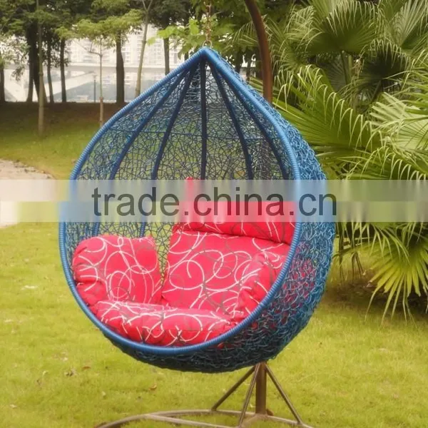 Trade Assurance Egg Shape Garden Swing Rattan Chair photo-5