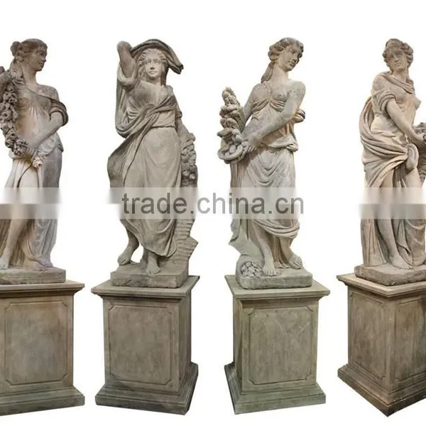 Large Garden Stone Decoration Marble Four Season Garden Statues for Sale photo-2