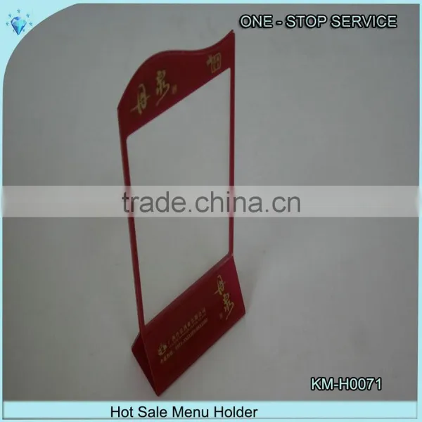 Customize T Shape Acrylic Pos Display Menu Holder photo-3