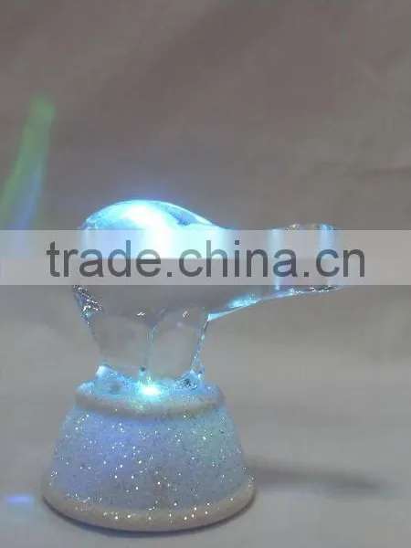 LED Electronic Light Acrylic Crystal Polar Bear Animals Toys photo-2