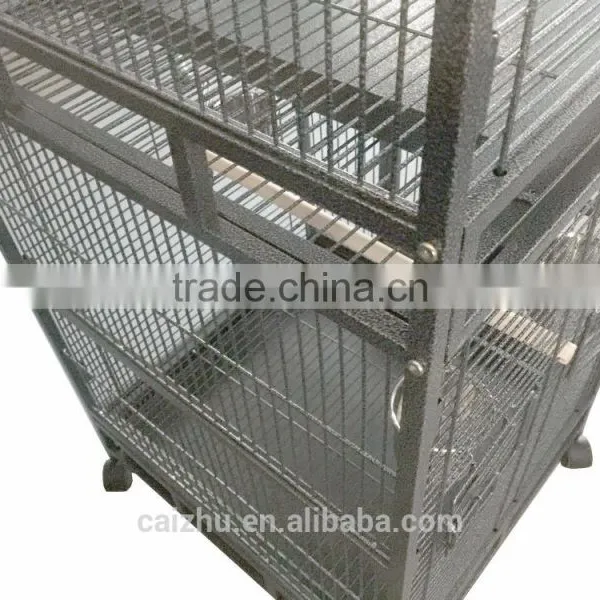 190cm Twin Double Parrot Aviary Bird Cage With Play Roof Top Ladder photo-4
