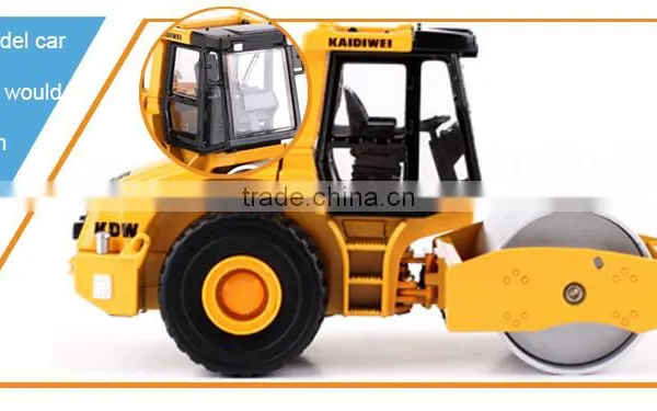 Alloy Mini Road Roller Scale Model 1:50 Diecast Model Car photo-3