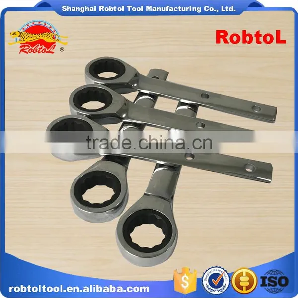 Single Head Ratchet Wrench Flexible Head Gear Spanner Combination Torque Chrome Vanadium Auto Repair Two Way photo-4
