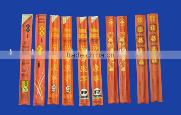 Cheap and High Quality Customized Natual Disposible Paper Cover Wholesale Bamboo Chopsticks photo-5