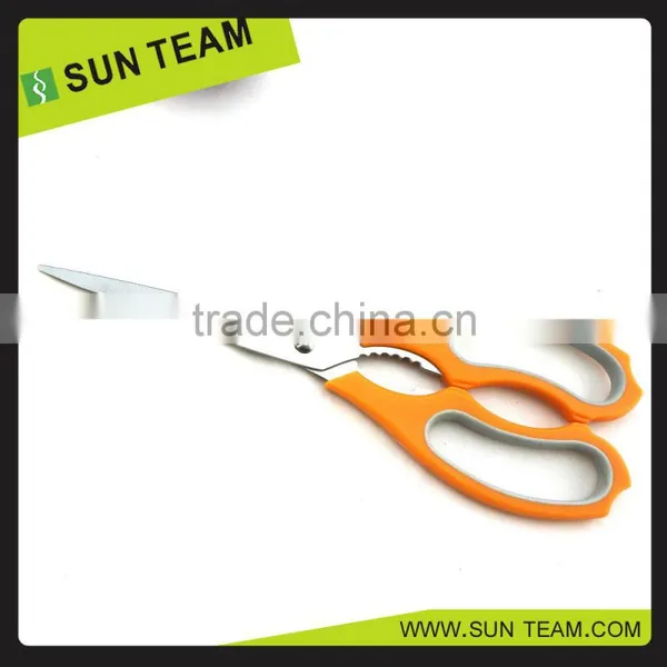 SK058 10-1/2" Professional Stainless Steel Bulk Kitchen Scissors With Bottle Opener photo-2