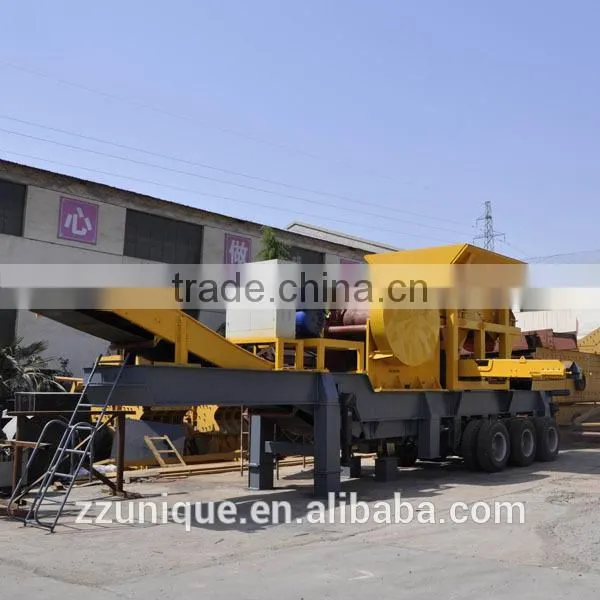 Easy Hauling Trailer Mobile Rock Crushing Plant for Quarry photo-2