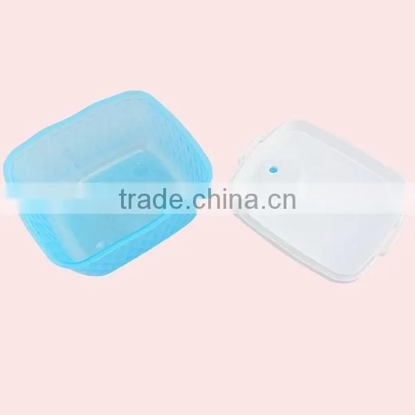 Food Grade 3pcs Plastic Food Storage Container Set With Lock photo-4